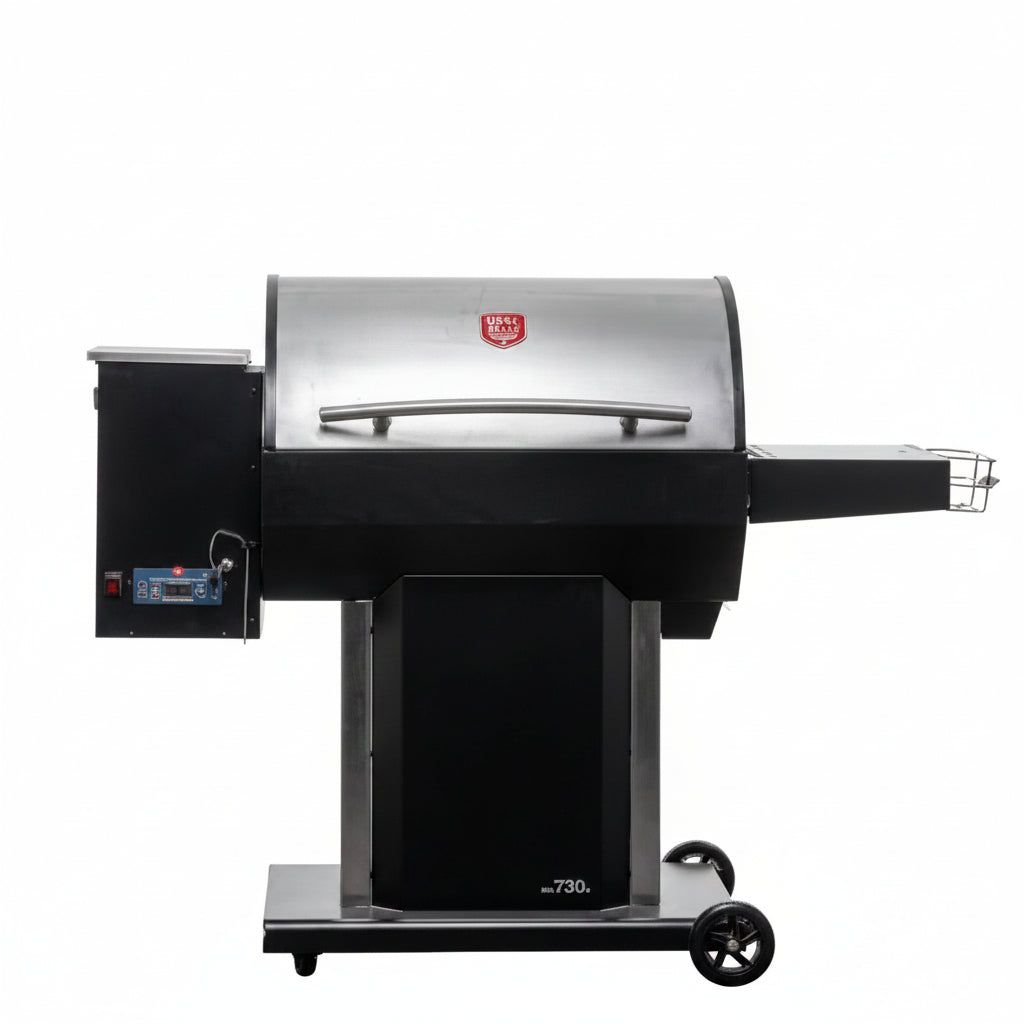 730 Sq In. Stainless Steel Wood Pellet Grill
