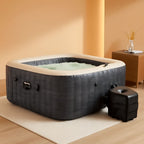 Greystone Deluxe 4 Person Inflatable Hot Tub With Wireless