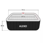 6-Person 130-Jet Inflatable Hot Tub with Cover